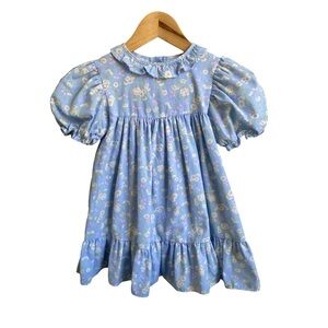 Vintage Farmhouse Style Periwinkle Bryan Dress